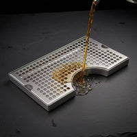 Stainless Steel Beer Spill Tray Heavy-Duty Beer Spill Tray Long-Lasting