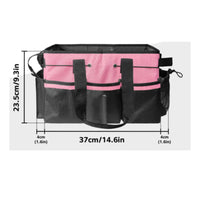 Polyester Cleaning Tool Tote Open-Top Cleaning Tool Bag Rectangular Organizer Tote Sturdy