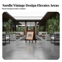 Carbonized Solid Wood Wooden V-Shaped Sign Weather Resistant Folding V-Shaped Sign Foldable Design Floor Standing Poster Display Heavy Duty for Shop Owners, Retailers, Event Planners, Outdoor, Storefront, Exhibition, Restaurant