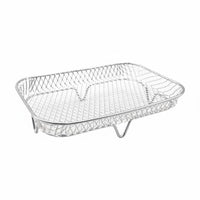 Multi-Purpose Air Fryer Rack Food Grade Air Fryer Grilling Rack Long-Lasting Wire Grilling Basket for Dehydrating