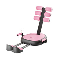 Multi-Functional Ab Cruncher with Resistance Bands for Home Use