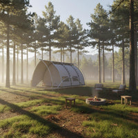 Outdoor Camping Villa Waterproof Steel Frame Tent House Water Repellent Luxury Cabin Tent for Campsite Managers, Hoteliers, Campsites