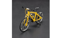 Die-Cast Mountain Bike Model Alloy Miniature Cycle Model Collectible Die-Cast Cycle for Collectors, Hobby Shelf, Office Desk