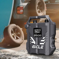 Handheld Electric Air Pump with Digital Display Compact Electric Pump High Pressure Portable Tire Inflator Heavy Duty for Motorists