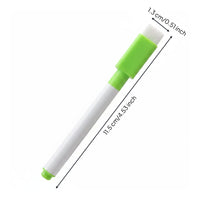 3000 Pieces Colorful Assorted Color Dry Erase Markers with Eraser Dry Erase Markers Quick-Drying Whiteboard Marker for Children, Drawing Board, School