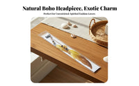Tassel Feather Hairpiece Ethnic Influenced Feather Tassel Hair Accessory Feathers Tribal Design Hair Jewelry for Women, Girls, Festivals, Parties