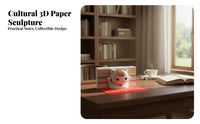 Creative Gift Temple of Heaven 3D Memo Pad Unique Decoration 3D Paper Carving Notepad Exquisite Craftsmanship for Tourists, Adults, Souvenir