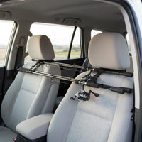 2 Pieces Car Rod Carrier Straps Nylon Vehicle Fishing Pole Carrier No Required Vehicle Fishing Rod Rack for Anglers, SUV, Van, Travel