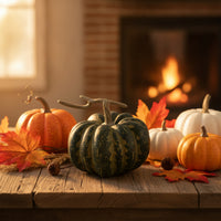 Pumpkin Decorations Orange Foam Pumpkins Indoor Faux Pumpkins for Decorators, Photographers, Table Settings, Photography Props, Autumn Harvest