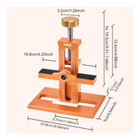 Easy to Install Cabinet Door Aligner Accurate Alignment Cabinet Door Jig Stable and Adjustable Drill Guide Jig Aluminum Alloy