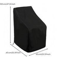 Oxford Material Lounge Chair Cover Fitted Waterproof Chair Cover Breathable Slipcover