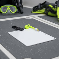 Reusable Diving Writing Slate with Writing Instrument Luminescent in the Dark Diving Slate for Technical Divers
