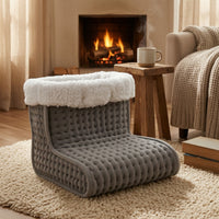 Electric Foot Warmer Electric Foot Warmer Quilted Heated Boot for Desk, Sofa