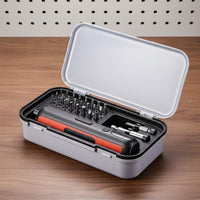 30 Pieces Electric Screwdriver Set LED Display Electric Screwdriver Kit   Power Tool for DIY Enthusiasts, Home Repair, Workshop