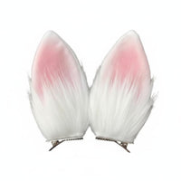 2 Pieces Soft Hare Ear Fastener S Ancient Design Hare Ear Hair Fastener S Creature Ears Cute Design Costume Headwear Easy To