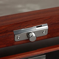 Flute Headjoint Case Safeguarding Flute Headjoint Case with Padding Wooden Box with Latch Elegant Organizer Compact for Flutists