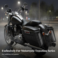 Saddlebag Reflective Strip High-Reflection Side Box Lid Reflector Custom Design Hard Bag Reflective Trim for Motorcycle Riders, Night Riding, Road