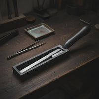 Metal Casting Mold with Handle Heavy-Duty Ingot Mold with Handle for Metalworkers, Jewelry Making