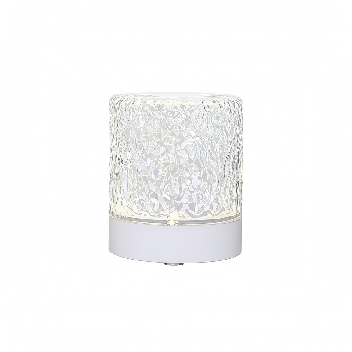 Stepless Dimming Water Wave Lamp Atmospheric Rechargeable Table Lamp Compact Home Lighting Cylindrical