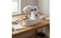 Built-in Light Electric Sewing Machine Foot Pedal Tabletop Sewing Machine Power Adapter Craft Tool Tension Knob
