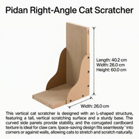 Feline Scratching Board for Adult Cats, Robust Corrugated Paper Pad, Pet Furniture Guard, Resilient Claw Sharpening Toy