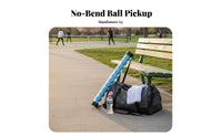 No Bending Down Pickleball Pickup Tube Large Capacity Pickleball Picker Upper Easy to Carry Ball Collection Tube Portable for Seniors, Coaches, Outdoor Courts, Practice Sessions