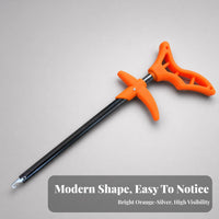 Aluminum Alloy Fishing Hook Remover Long Shaft T-Handle Hook Remover Portable