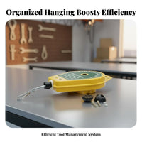 Electric Screwdriver Hanging Hanger Sturdy Duty Retractable Tool Suspender Coil Tool Suspender Double Fasteners