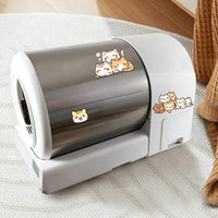 Enclosed Automatic Cat Litter Box Sealed Self-Cleaning Litter Box Leak-Proof Washable for Indoor