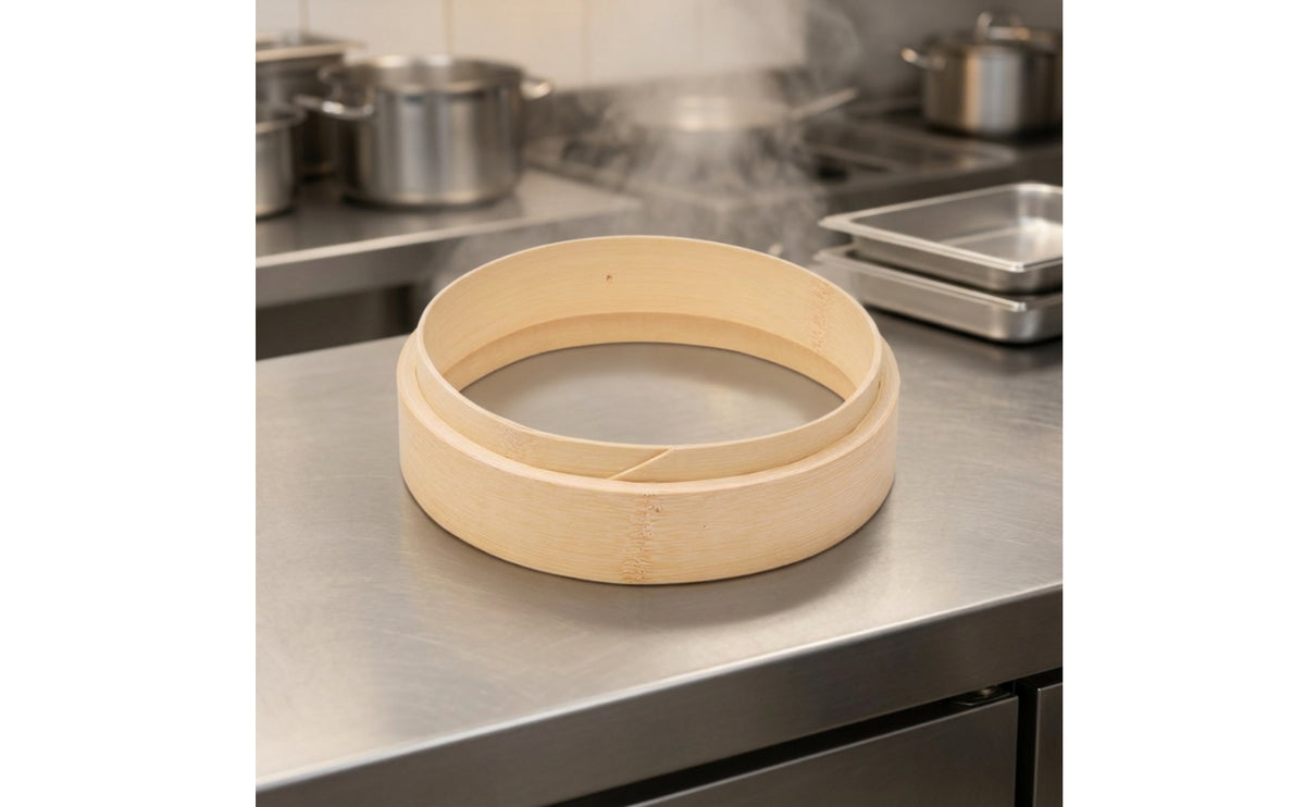 Bamboo Steamer Height Extension Piece Stackable Bamboo Steamer Extension Piece Cookware Traditional Heat Resistant