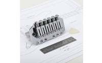 Electric Guitar Tremolo Bridge Sturdy Single Pivoting Bridge Assembly Vintage Design Tremolo Unit Anti-Rust Instrument
