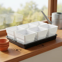 Root Control Pot With Drainage Holes Root Control Planter Air Pruning Pot Reusable Square Cactus Planter Long-Lasting