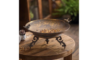 Bird Feeder Tray Freestanding Tabletop Bird Feeding Holder Feeding Station for Patio