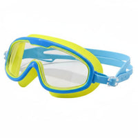 Waterproof Swim Goggles with Earplugs HD Vision Swimming Goggles Leak-Proof Pool Glasses Comfortable Fit for Adults, Diving, Training
