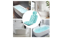 Skin-Friendly Material Full Body Bath Pillow Single-Piece Design Full Body Bath Mat Thick Padding Bathtub Backrest Cushion Quick Drying for Adults
