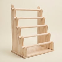 Multi-5-tierTier Display Riser Stepped Tiered Display Rack Sturdy Tiered Tray Stand Compact for Countertop
