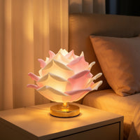 Decorative Lotus Flower Lamp Elegant Flower Lamp Romantic Accent Light Compact for Living Room