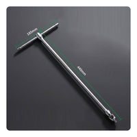 Heavy Duty Double-Joint Socket Wrench Hand Tool Sturdy Plastic Storage Box T-Handle Socket Wrench High Twisting Force for Automotive Repair