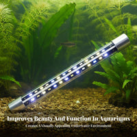Submersible Aquarium Light Energy Saving Color Intensifying Aquarium Light 240° Wide Angle for Arowana Keepers, Carp Species Owners