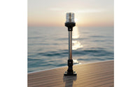 Illuminating Anchor Lamp 12V Boat Marker Lamp All Round Boat Lamp USCG Compliant 180° Adjustable