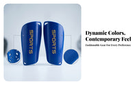 Breathable Soccer Shin Guards Ventilated Adult Shin Guards Curved for Adults