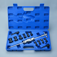 14 Pieces Inner Bearing Puller Kit T-Handle Grip Slide Puller Hard Case Bearing Removal Kit