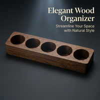 Essential Oil Holder Organizer, Wooden Rack for Desktop Storage Wood Display Stand for Perfume and Countertop Use
