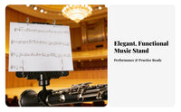 Adjustable Clarinet Marching Lyre Stable and Secure Clarinet Lyre Lightweight for Outdoor Performances, Parades