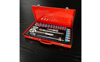 Quick-Release Socket Wrench Set with Metal Case Portable Ratchet and Socket Set Professional Mechanics Tool Kit for Car Owners