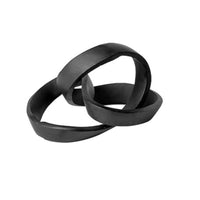 Abstract Sculpture with Base Minimalist Geometric Sculpture Contemporary Tabletop Ornament for Art Lovers, Homeowners, Bookshelf
