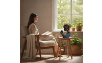 African Mother and Child Statue Ethnic Mother Holding Child Statue Tribal