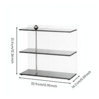 3-Tier Display Stand Transparent Desktop Organizer Space-Saving Furniture for Vanity