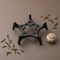 Cast Iron Teapot Trivet Heat-Resistant Teapot Trivet Compact for Kitchen Counter