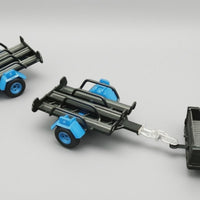 Tow Hauler Single Axle Rail-Style Hauler Scale Tow Hook Exposed-frameFrame Model Accessory Metal-Like